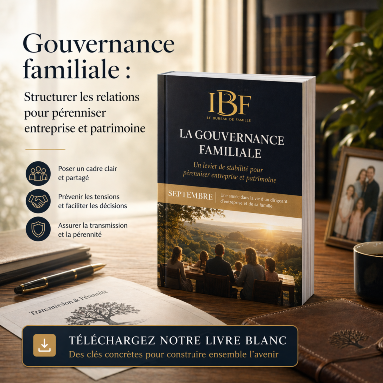 Gouvernance familiale : structurer les relations pour pérenniser entreprise et patrimoine